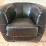 Vintage skai armchair