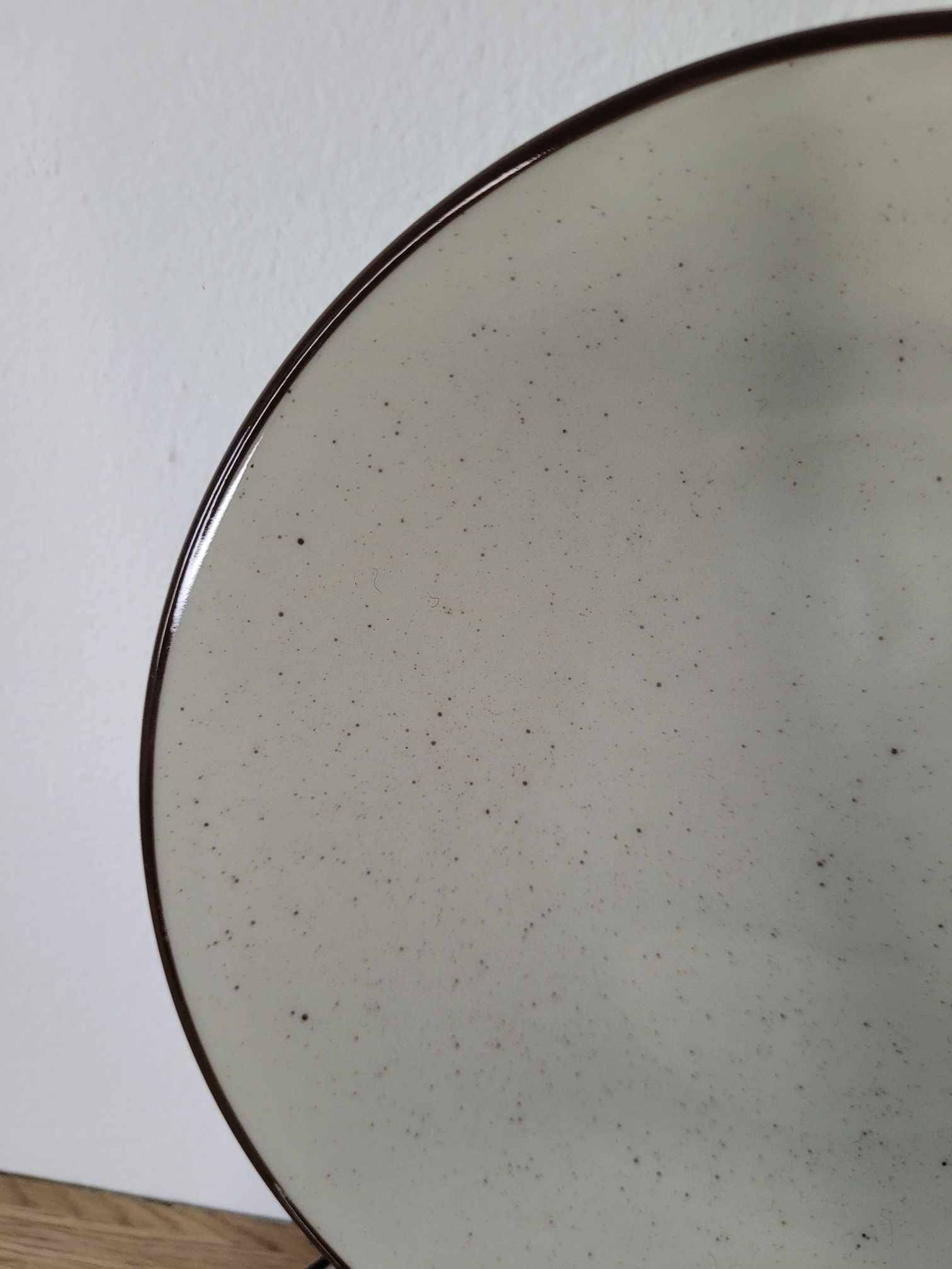 6 starter or dessert plates Genuine stoneware