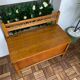 Vintage wooden chest/bench from the 60s/70s.