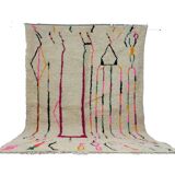 Handmade wool Berber rug 290 X 190 CM