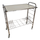 Vinyl serving cart