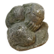 Stone sculpture of a man