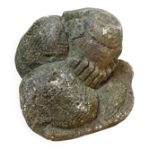 Sculpture en pierre figurant un homme