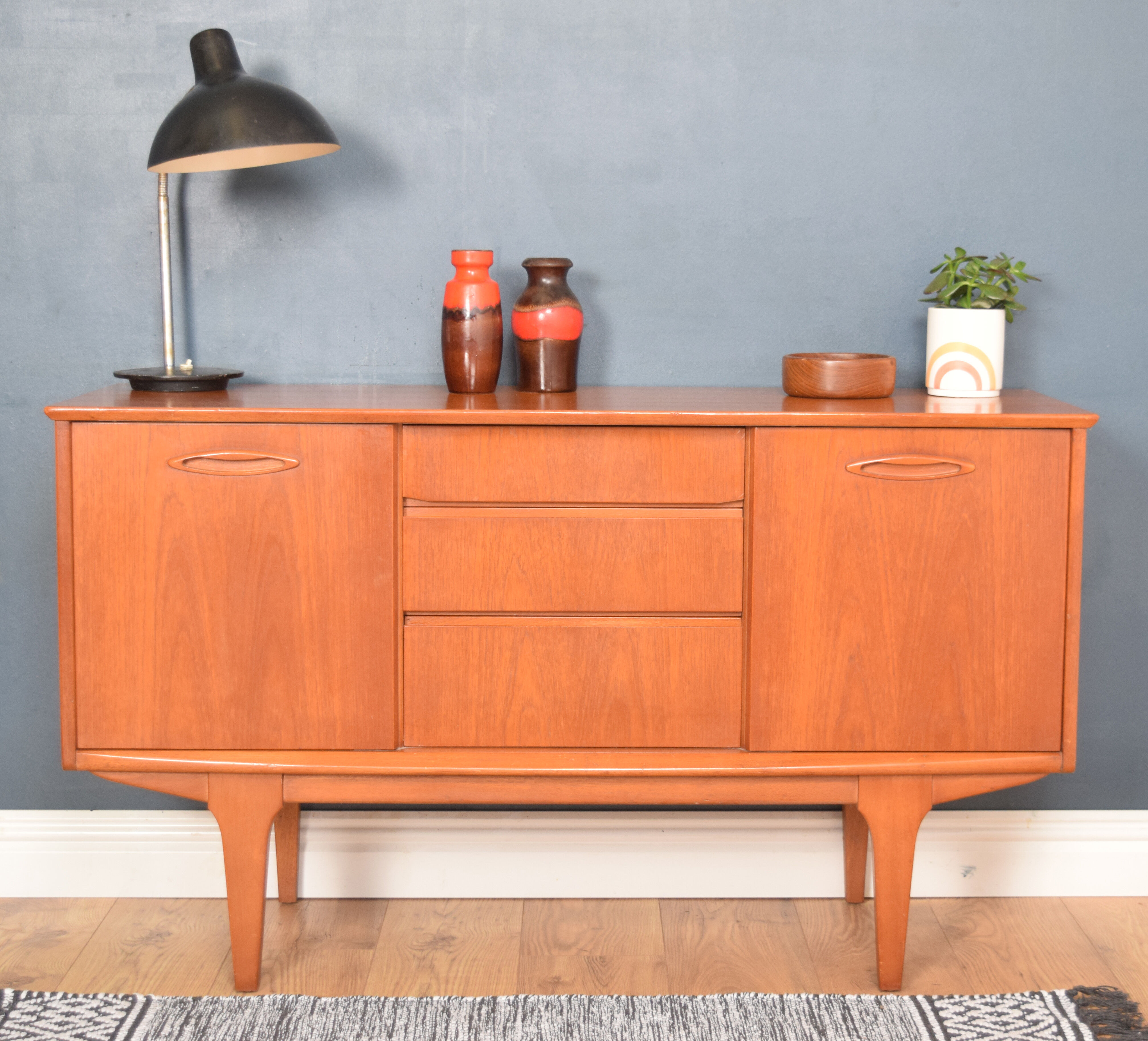Retro 1960s Jentique Short Teak Sideboard