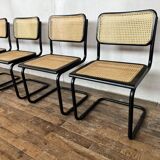 Series of 4 chairs b32 Marcel Breuer 1970