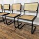 Series of 4 chairs b32 Marcel Breuer 1970