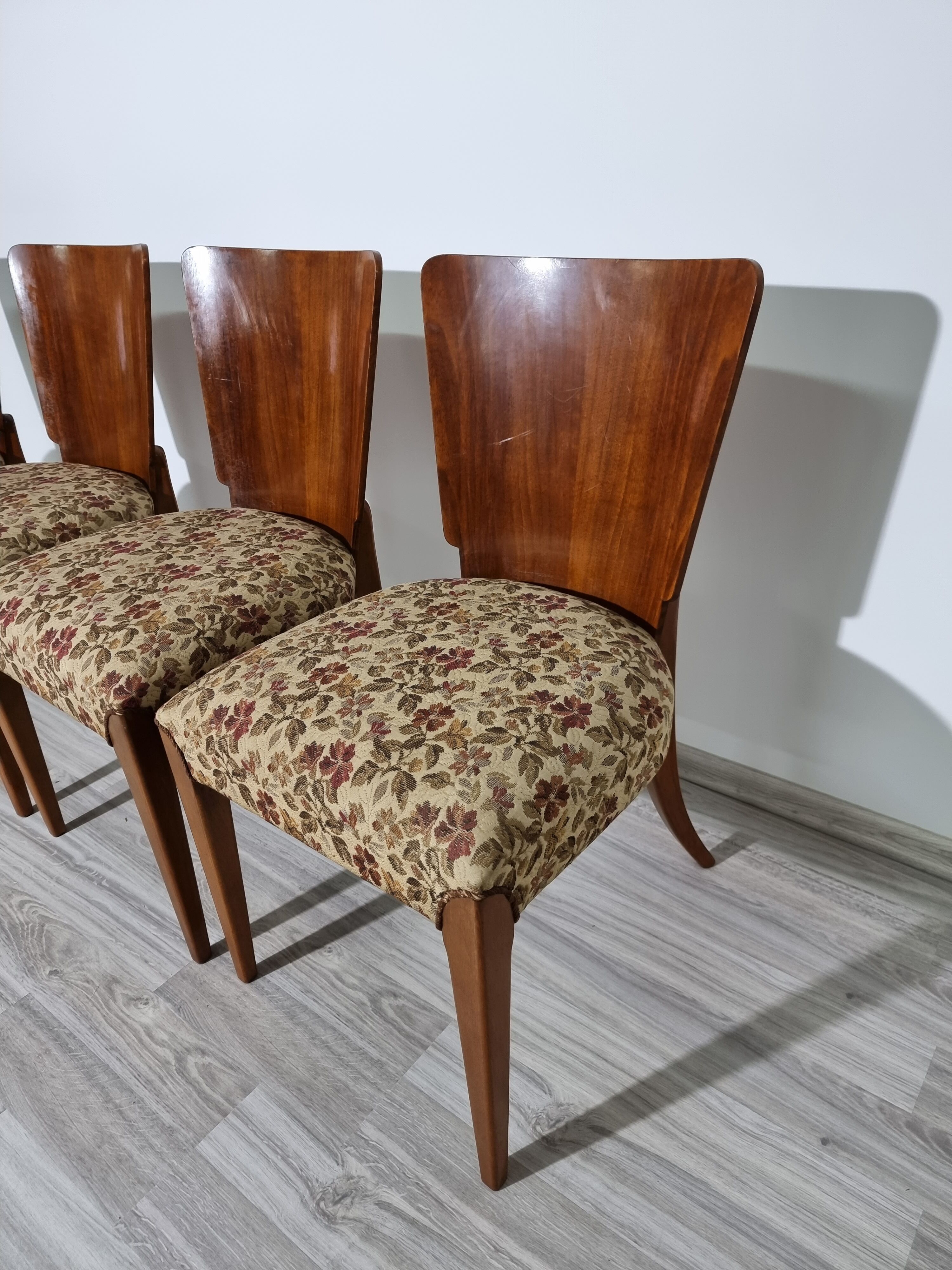 Dining chairs by Jindrich Halabala