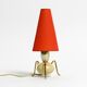 Beautiful very rare original Mid Century Modern brass tripod table lamp