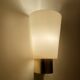 Set of 3 Vintage Limburg Wall Lights Gilded with fine gold, Glass