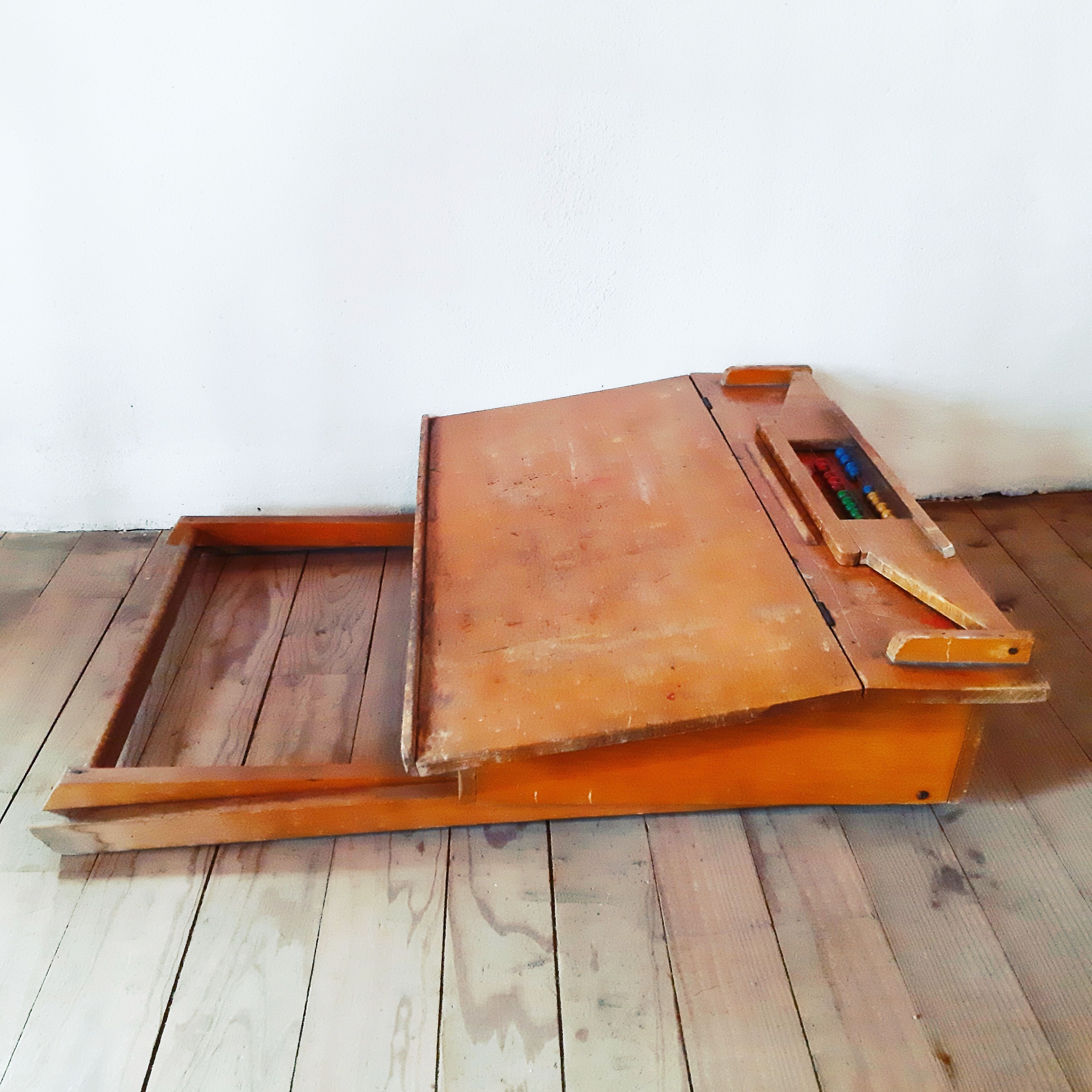 Abacus desk and its chair 1950