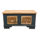Painted Pine Chest, Eastern Europe – Late 19th Century