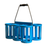 Vintage bottle holder model deposited blue