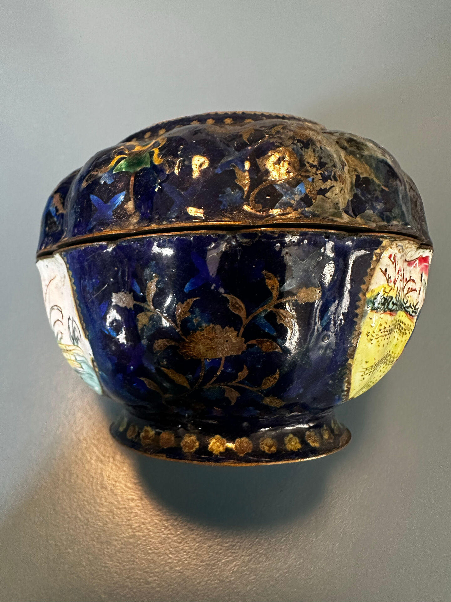 Canton enamel box on copper – China late 18th century