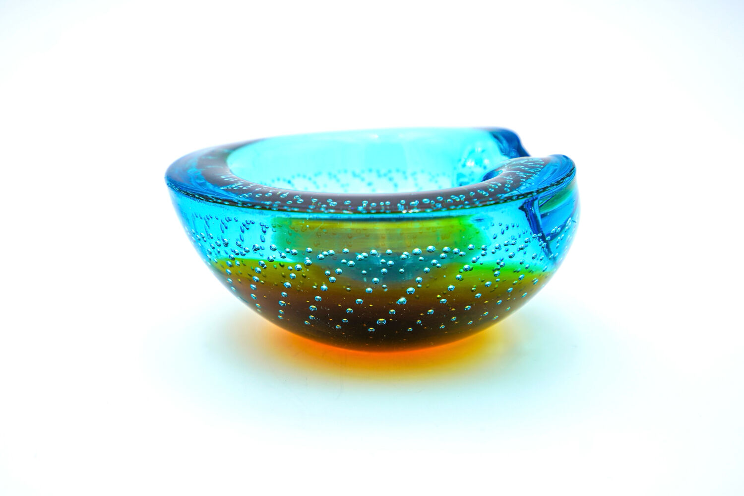 Murano pocket bowl "Sommerso Bullicante" – Galliano Ferro