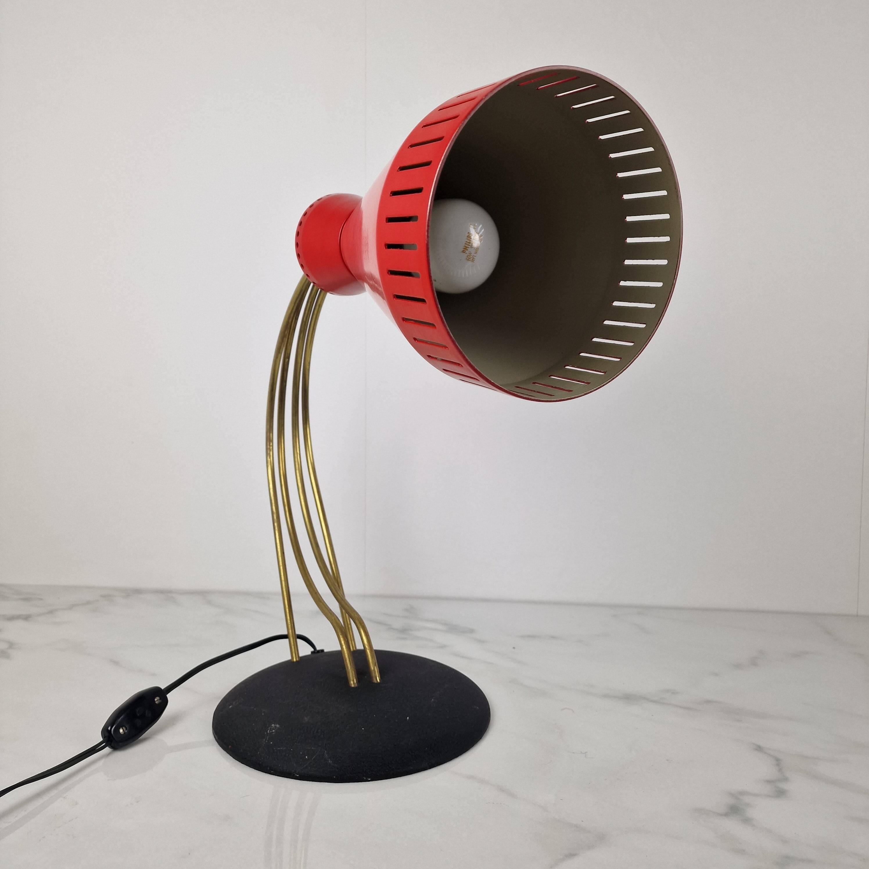 Rare Adjustable BAG Turgi Desk Lamp – Switzerland, circa 1950s