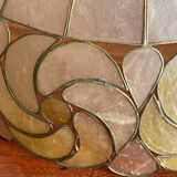 Mother-of-pearl and brass suspension