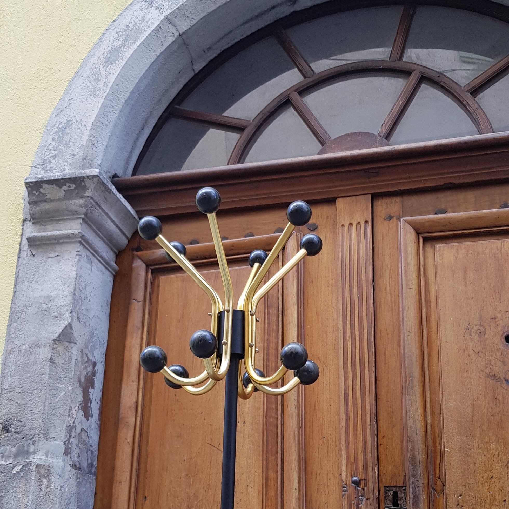 Metal coat rack, 50s