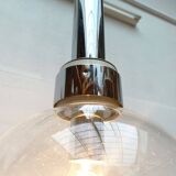 Vintage Space Age Suspension in Chrome and Glass by Motoko Ishii for Staff, 1970s