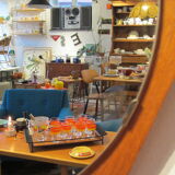 Scandinavian mirror in teak 37 cm