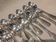 11 silver plated dessert spoons, Christofle Vendome, 17.1 cm
