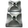 Rare Pair of Midcentury Wall or Ceiling Flushmounts, Italy, 1970s