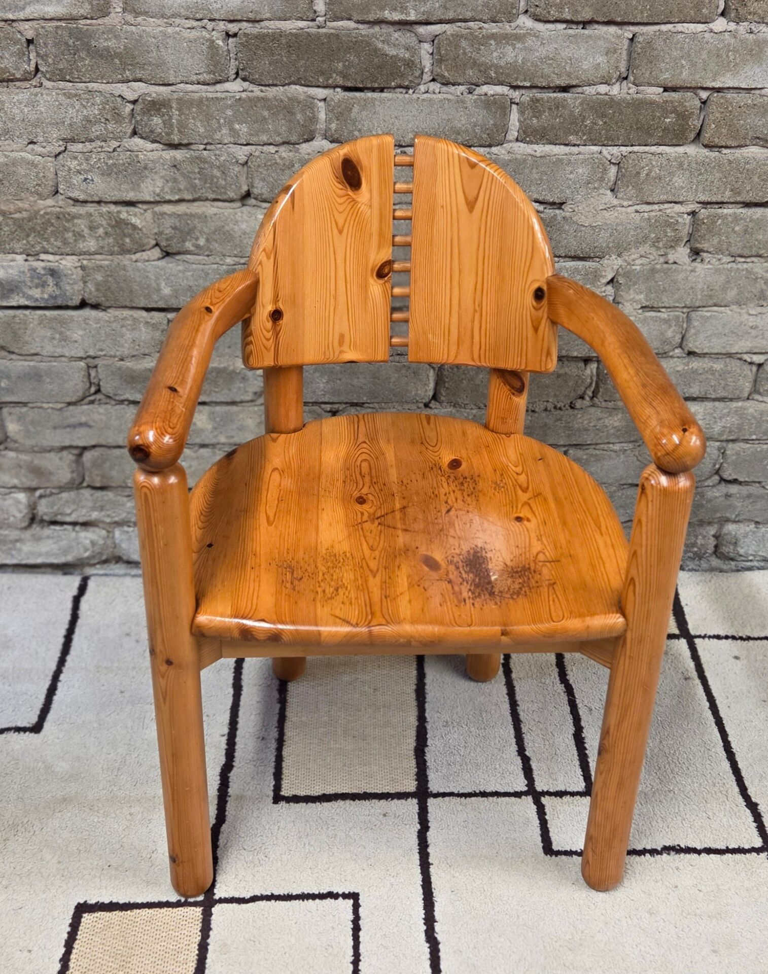 Rainer Daumiller armchair in solid pine – Danish design from the 1970s