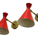 Red Casserole wall lamp