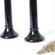 2 chandeliers, Arcoroc style, vintage French