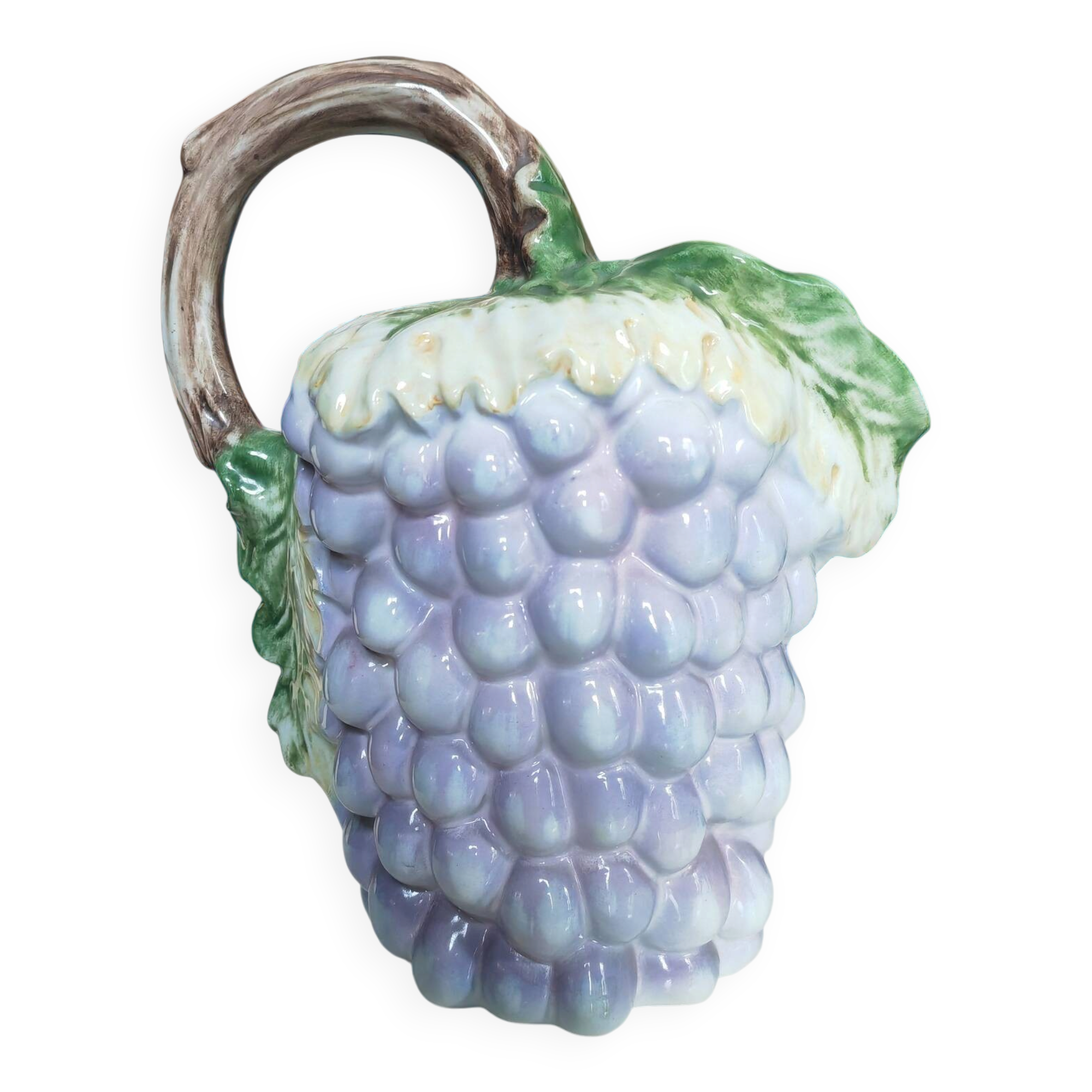 Pitcher bunch of grapes