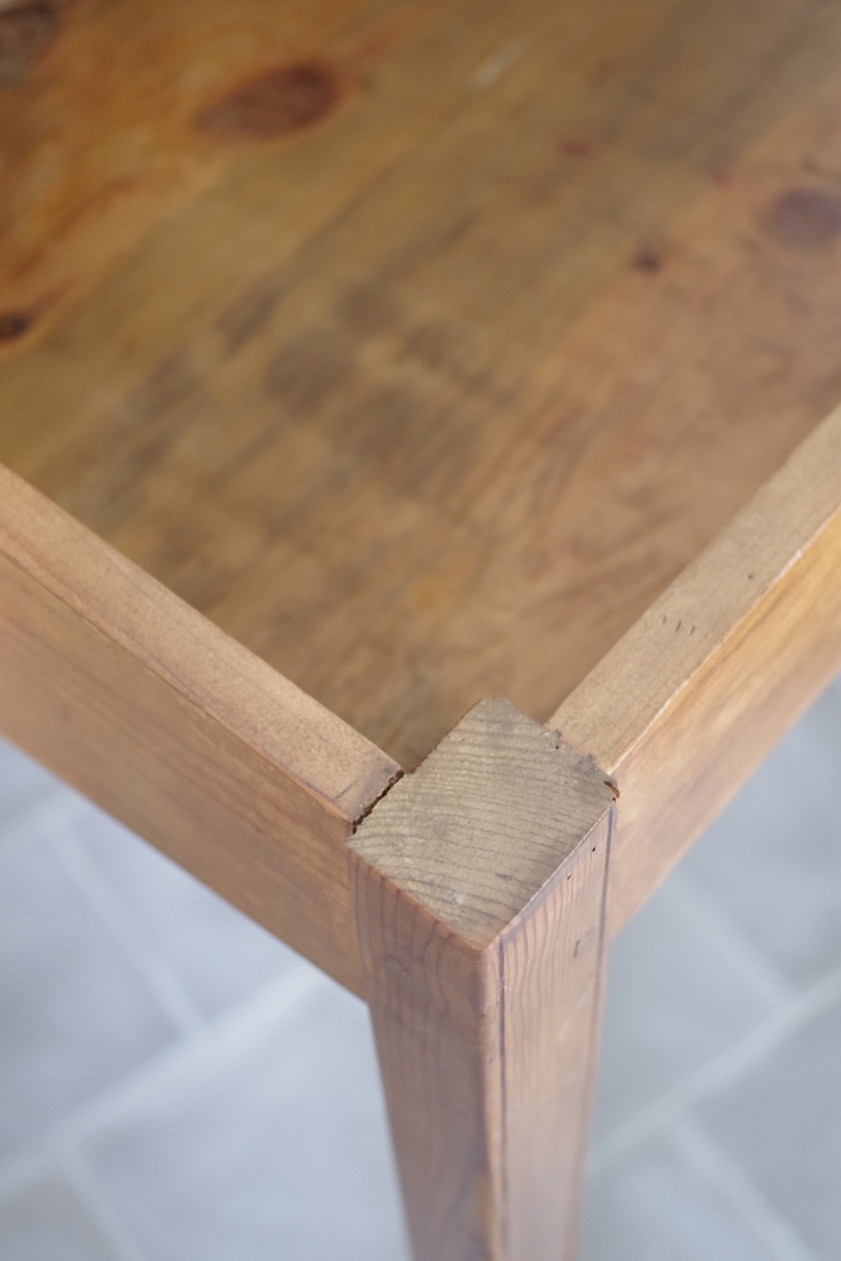 Old wooden writing desk