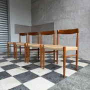 Set of 4 HW Klein chairs for Bramin