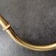 Wall lamp old tulip glass paste shape flower gooseneck brass porcelain Art Deco 1930 TBE