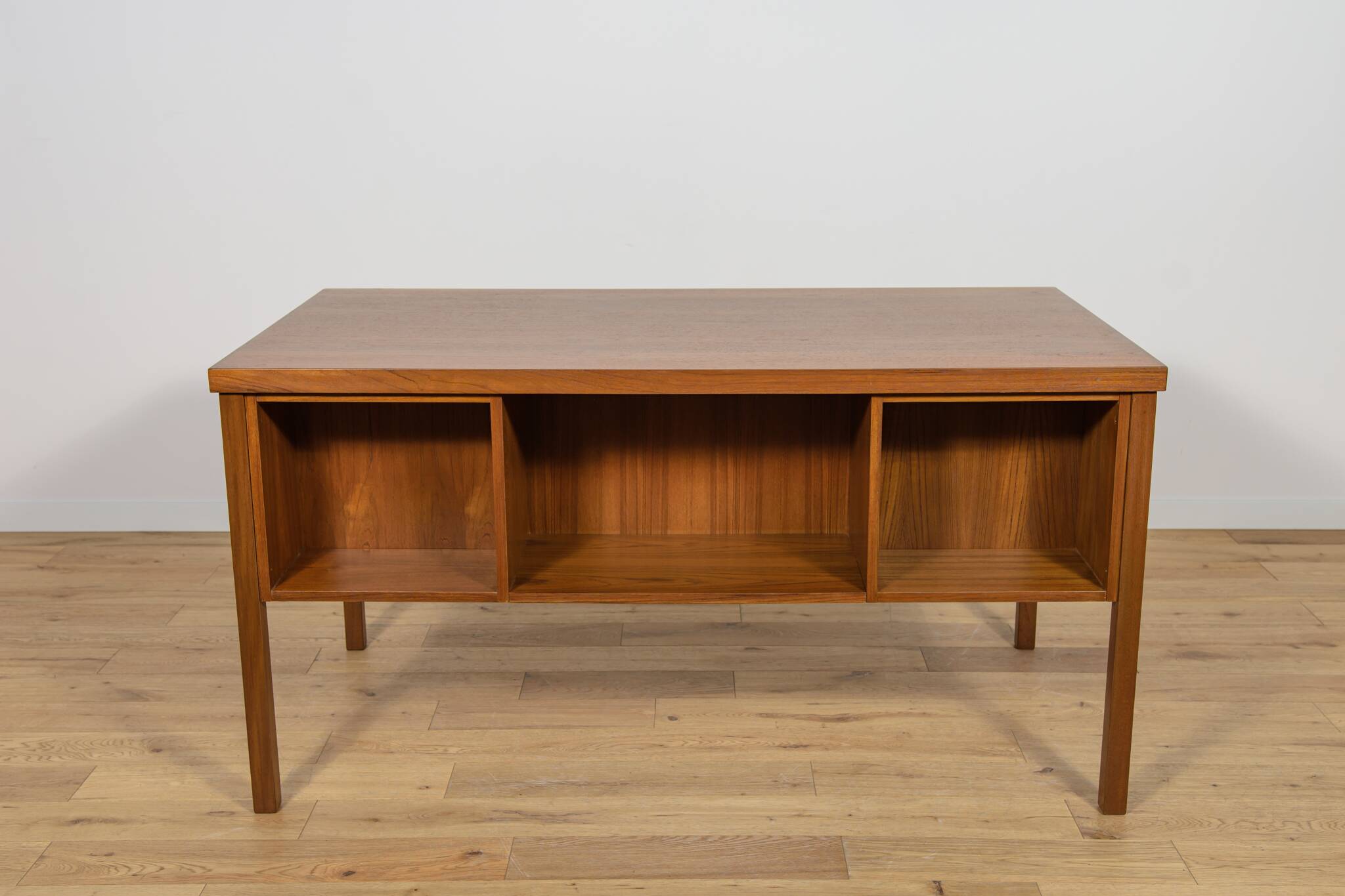 Mid-Century Freestanding Teak Desk, Denmark, 1960s