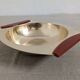 Brass and Bakelite trays and bowl by PM Italy circa 1970