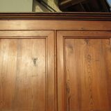 Wardrobe in pitchpin, 19th
