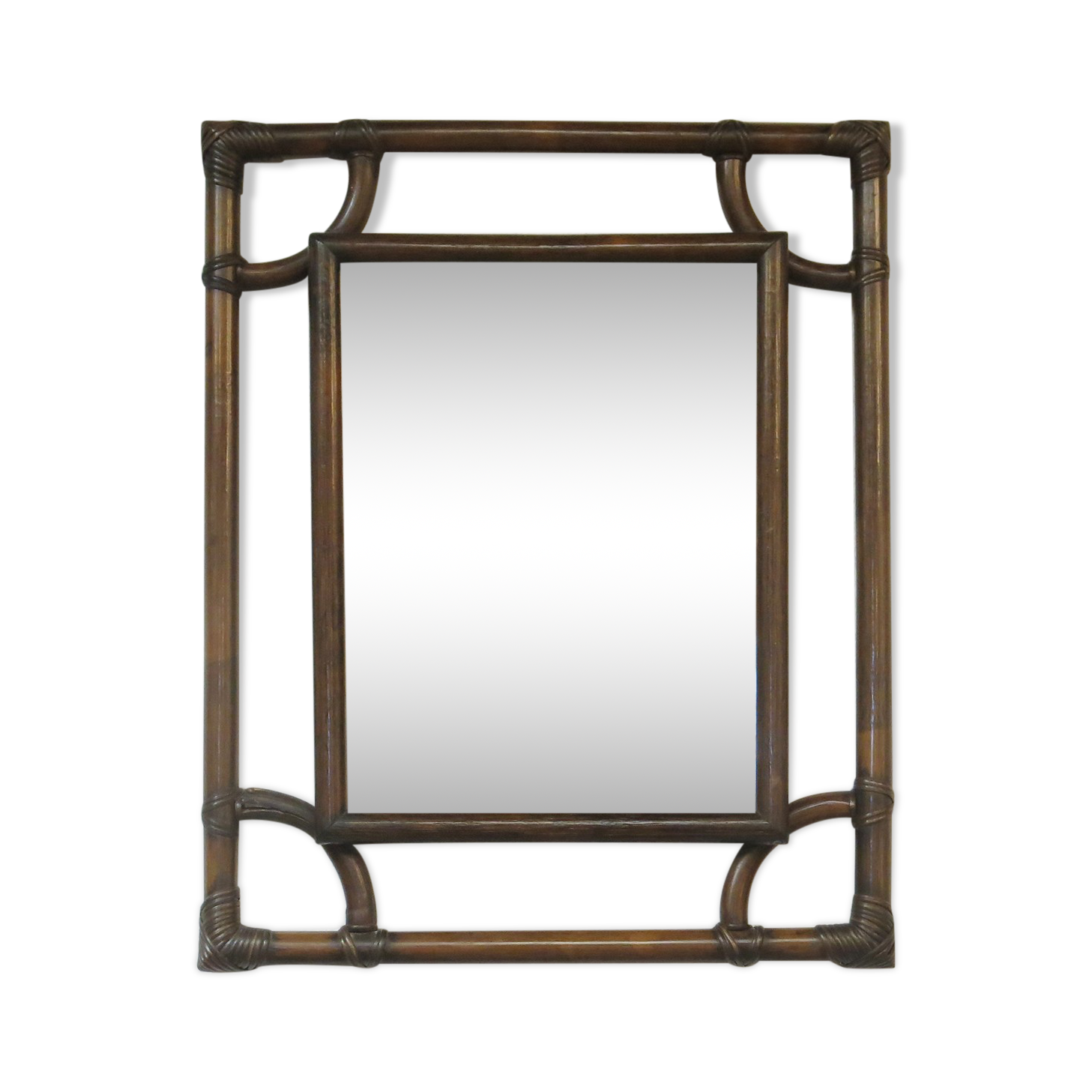 Bamboo mirror 61x78cm