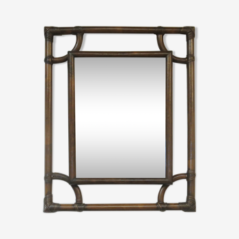 Miroir en bambou 61x78cm