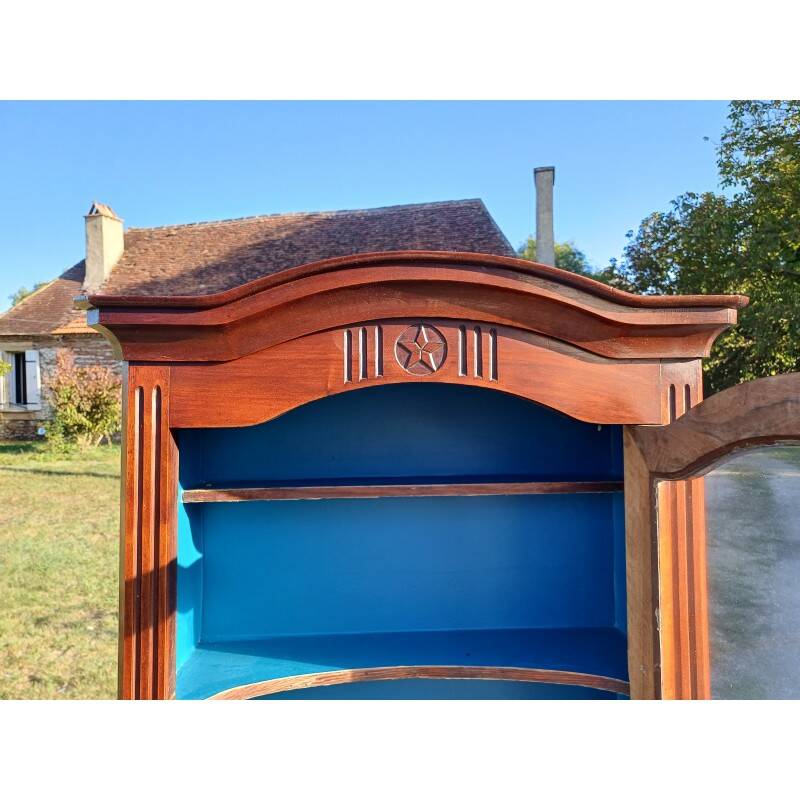 19th century mahogany display cabinet