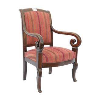 Restoration-style convertible armchair