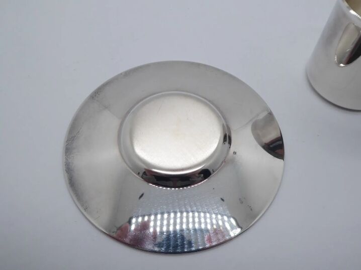 Christofle silver metal mug