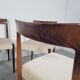 6 Scandinavian rosewood lubke chairs, 60s