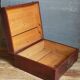 Painted wooden chest