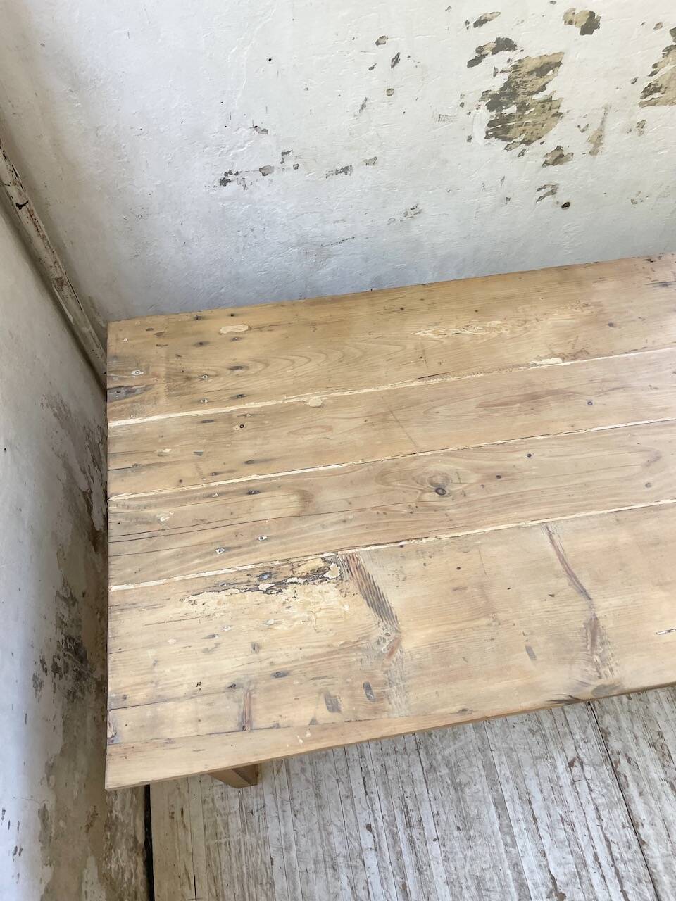 4m XXL pine and oak farmhouse table