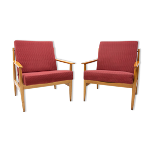 Paire de fauteuils scandinaves