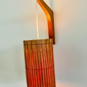 Pine Veneer Wall Lamp By Krásná Jibza For Uluv Bratislava, Former Czechoslovakia, 1950S