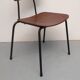 1960s plywood chair industrial design