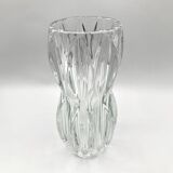 Sklo union vase • rosice glassware • design jan schmid • 1960 • pressed glass