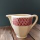 Vintage French milk jug, Badonviller porcelaine