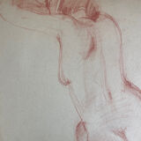Female nude drawing