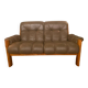 Ekornes ‘Montana’ Midcentury leather sofa